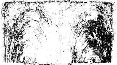 Grunge üst üste biniyor. Soyut siyah-beyaz vektör arkaplanı. Çatlak, leke ve noktalarda kirli desenli tek renkli klasik yüzey. Karanlık korku tarzında eski bir duvar.