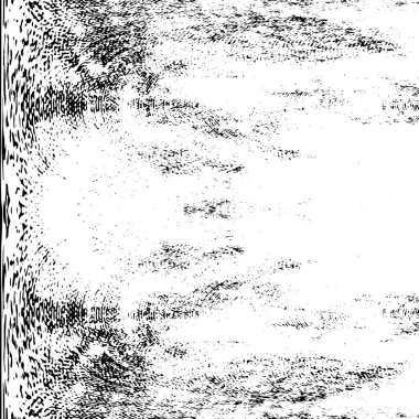 Grunge üst üste biniyor. Soyut siyah-beyaz vektör arkaplanı. Çatlak, leke ve noktalarda kirli desenli tek renkli klasik yüzey. Karanlık korku tarzında eski bir duvar.