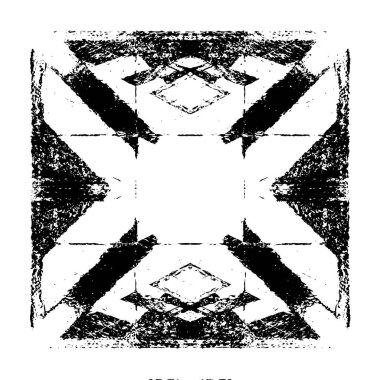 Grunge üst üste biniyor. Soyut siyah-beyaz vektör arkaplanı. Çatlak, leke ve noktalarda kirli desenli tek renkli klasik yüzey. Karanlık korku tarzında eski bir duvar.