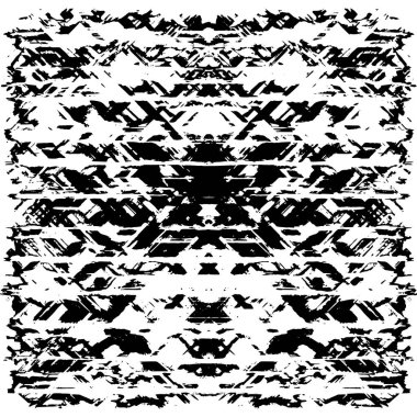 Grunge üst üste biniyor. Soyut siyah-beyaz vektör arkaplanı. Çatlak, leke ve noktalarda kirli desenli tek renkli klasik yüzey. Karanlık korku tarzında eski bir duvar.