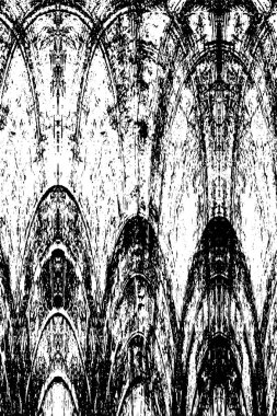 Soyut grunge arkaplanı. Monokrom dokusu. Siyah ve beyaz desenli arkaplan