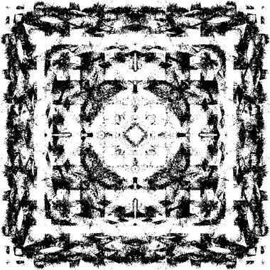 Soyut grunge arkaplanı. Monokrom dokusu. Siyah ve beyaz desenli arkaplan