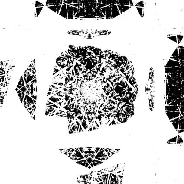 Siyah beyaz monokrom eski grunge vintage eskimiş arka plan soyut antika desenli retro model