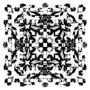 Soyut grunge arkaplanı. Monokrom dokusu. Siyah ve beyaz desenli arkaplan