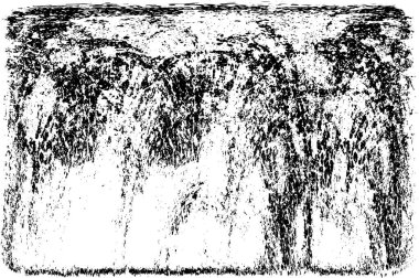 Soyut grunge arkaplanı. Monokrom dokusu. Siyah ve beyaz desenli arkaplan