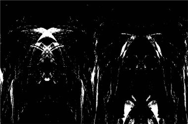 Soyut grunge arkaplanı. Monokrom dokusu. Siyah ve beyaz desenli arkaplan