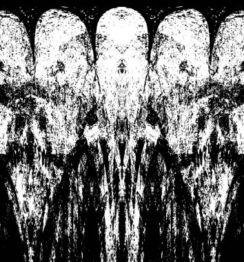 Soyut grunge arkaplanı. Monokrom dokusu. Siyah ve beyaz desenli arkaplan