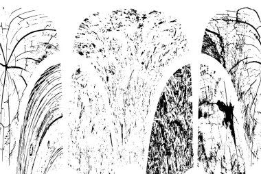 siyah ve beyaz vektör çizimi. soyut el çizimi dokusu