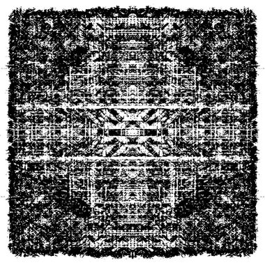 siyah ve beyaz vektör çizimi. soyut el çizimi dokusu