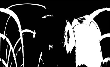 siyah ve beyaz vektör çizimi. soyut el çizimi dokusu