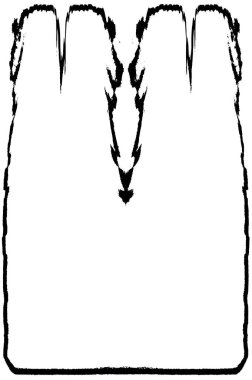 siyah ve beyaz vektör çizimi. soyut el çizimi dokusu