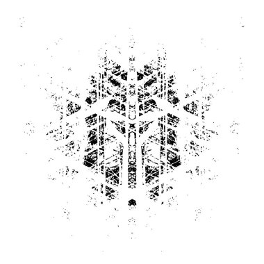 siyah ve beyaz vektör çizimi. soyut el çizimi dokusu