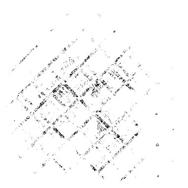 Grunge üst üste biniyor. Soyut siyah-beyaz vektör arkaplanı. Çatlak, leke ve noktalarda kirli desenli tek renkli klasik yüzey. Karanlık korku tarzında eski bir duvar.