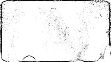 Grunge üst üste biniyor. Soyut siyah-beyaz vektör arkaplanı. Çatlak, leke ve noktalarda kirli desenli tek renkli klasik yüzey. Karanlık korku tarzında eski bir duvar.