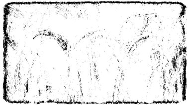 Grunge üst üste biniyor. Soyut siyah-beyaz vektör arkaplanı. Çatlak, leke ve noktalarda kirli desenli tek renkli klasik yüzey. Karanlık korku tarzında eski bir duvar.