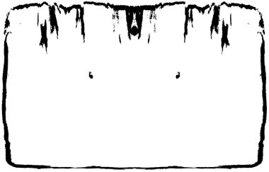 Grunge üst üste biniyor. Soyut siyah-beyaz vektör arkaplanı. Çatlak, leke ve noktalarda kirli desenli tek renkli klasik yüzey. Karanlık korku tarzında eski bir duvar.