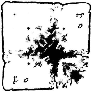 Tek renkli eski grunge vintage eskimiş arka plan soyut antika desenli retro desenli