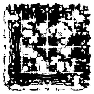 Siyah beyaz monokrom eski grunge vintage eskimiş arka plan soyut antika desenli retro model