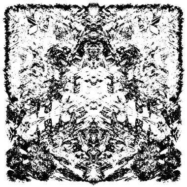 Siyah beyaz monokrom eski grunge vintage eskimiş arka plan soyut antika desenli retro model