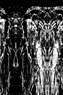 Siyah beyaz monokrom eski grunge vintage eskimiş arka plan soyut antika desenli retro model