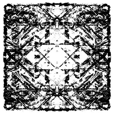 Siyah beyaz monokrom eski grunge vintage eskimiş arka plan soyut antika desenli retro model