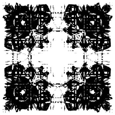 Siyah beyaz monokrom eski grunge vintage eskimiş arka plan soyut antika desenli retro model