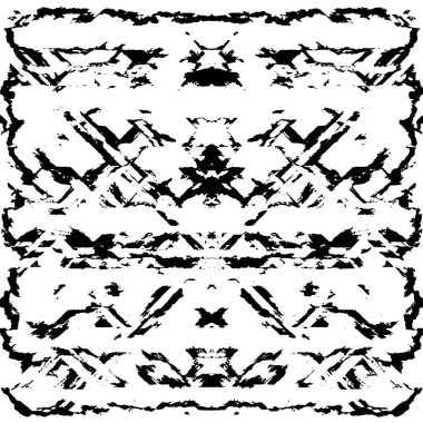 Siyah beyaz monokrom eski grunge vintage eskimiş arka plan soyut antika desenli retro model