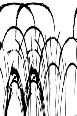 Çizik ve çizgilerle siyah beyaz dokuda sıkıntılı bir arkaplan.