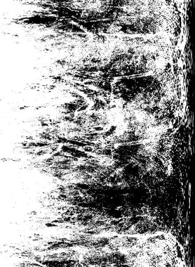 Çizik ve çizgilerle siyah beyaz dokuda sıkıntılı bir arkaplan.