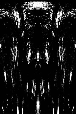 Çizik ve çizgilerle siyah beyaz dokuda sıkıntılı bir arkaplan.