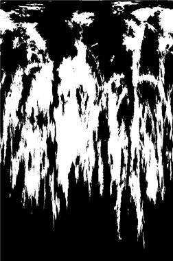 Çizik ve çizgilerle siyah beyaz dokuda sıkıntılı bir arkaplan.