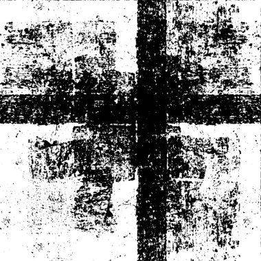 Çizik ve çizgilerle siyah beyaz dokuda sıkıntılı bir arkaplan.