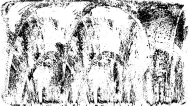 Çizik ve çizgilerle siyah beyaz dokuda sıkıntılı bir arkaplan.