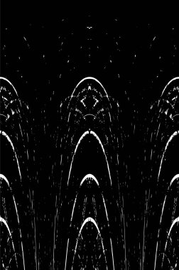 Çizik ve çizgilerle siyah beyaz dokuda sıkıntılı bir arkaplan.