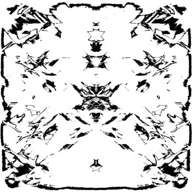 Çizik ve çizgilerle siyah beyaz dokuda sıkıntılı bir arkaplan.