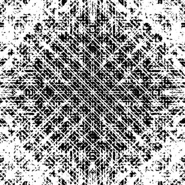 Çizik ve çizgilerle siyah beyaz dokuda sıkıntılı bir arkaplan.