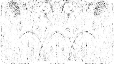 Çizik ve çizgilerle siyah beyaz dokuda sıkıntılı bir arkaplan.