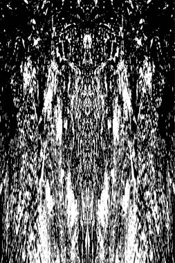 Çizik ve çizgilerle siyah beyaz dokuda sıkıntılı bir arkaplan.