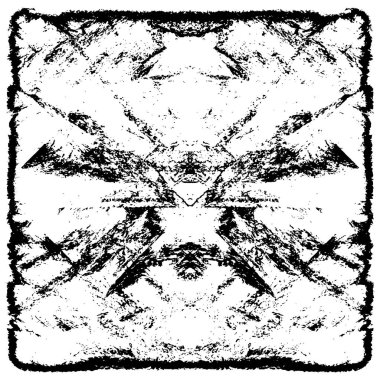 Siyah beyaz monokrom eski grunge vintage eskimiş arka plan soyut antika desenli retro model