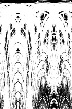 Çizik ve çizgilerle siyah beyaz dokuda sıkıntılı bir arkaplan.