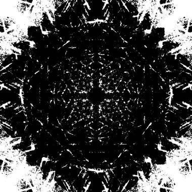 Çizik ve çizgilerle siyah beyaz dokuda sıkıntılı bir arkaplan.