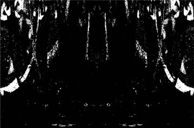 Çizik ve çizgilerle siyah beyaz dokuda sıkıntılı bir arkaplan.