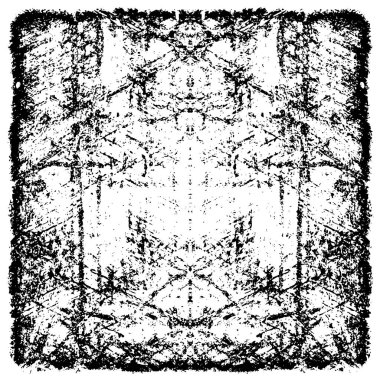 Çizik ve çizgilerle siyah beyaz dokuda sıkıntılı bir arkaplan.