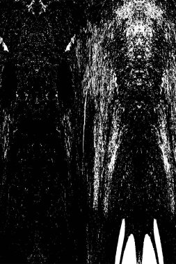 Çizik ve çizgilerle siyah beyaz dokuda sıkıntılı bir arkaplan.