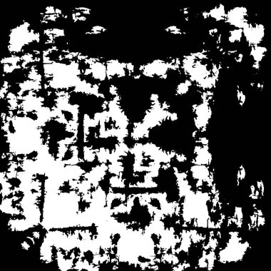 Çizik ve çizgilerle siyah beyaz dokuda sıkıntılı bir arkaplan.