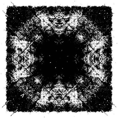 Siyah ve beyaz desenli grunge arkaplanı