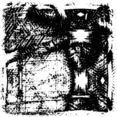 Siyah ve beyaz desenli grunge arkaplanı