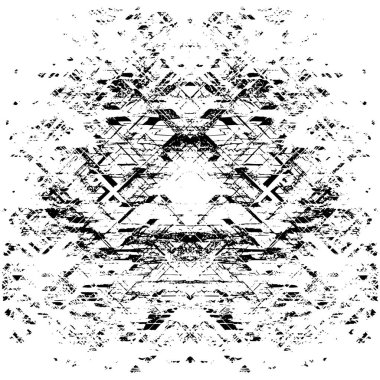 Siyah ve beyaz desenli grunge arkaplanı