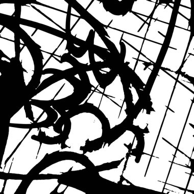 Siyah ve beyaz desenli grunge arkaplanı