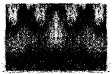 Grunge dikey olarak simetrik siyah beyaz doku. Tek renkli yıpranmış kaplama deseni. 